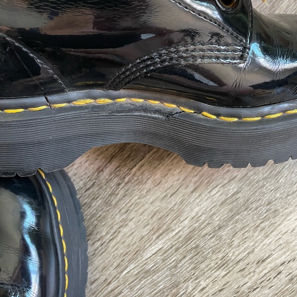 Dr. Martens Molly Platform Patent Leather Boots - Picture 7 of 9
